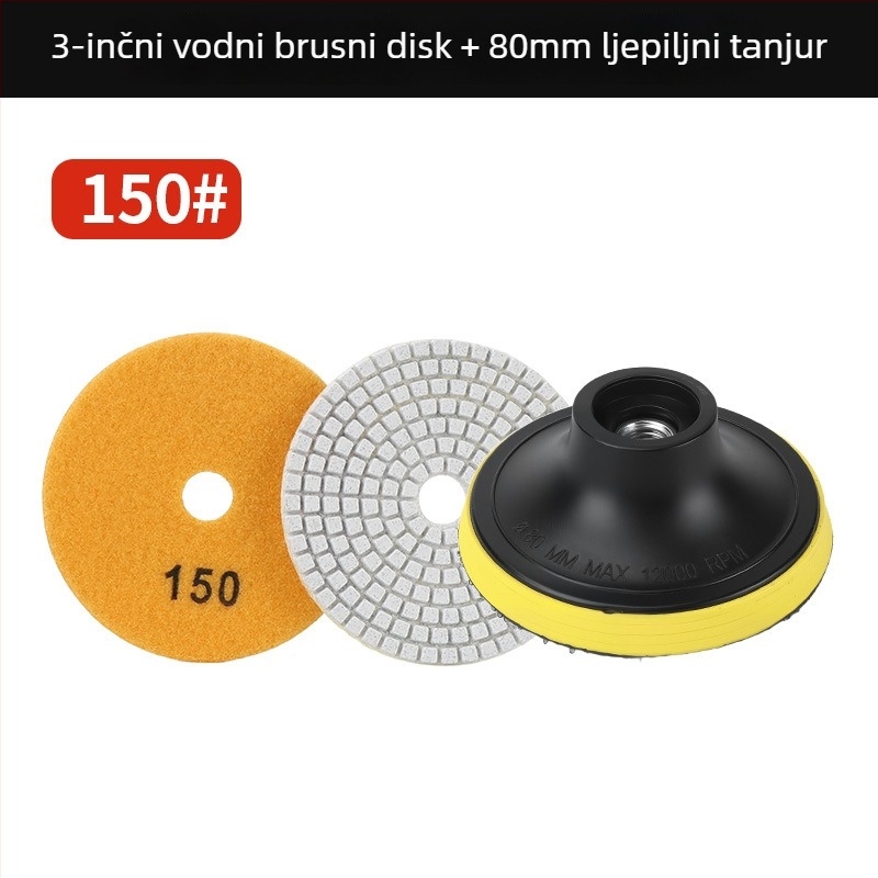 Disk za poliranje za kutnu brusilicu – mramor, granit i kvarcni kamen