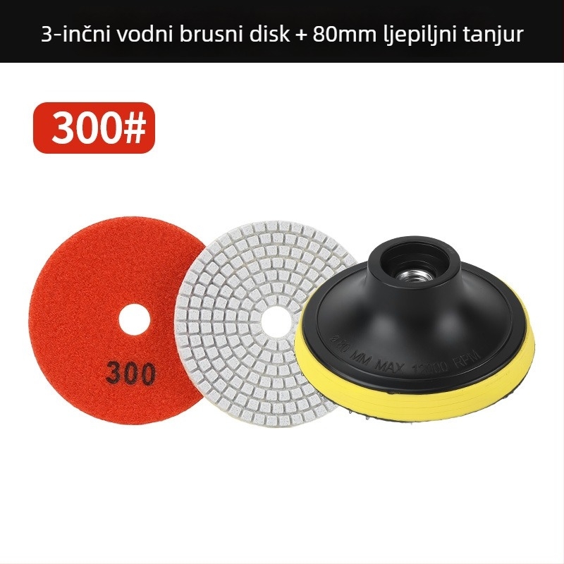 Disk za poliranje za kutnu brusilicu – mramor, granit i kvarcni kamen