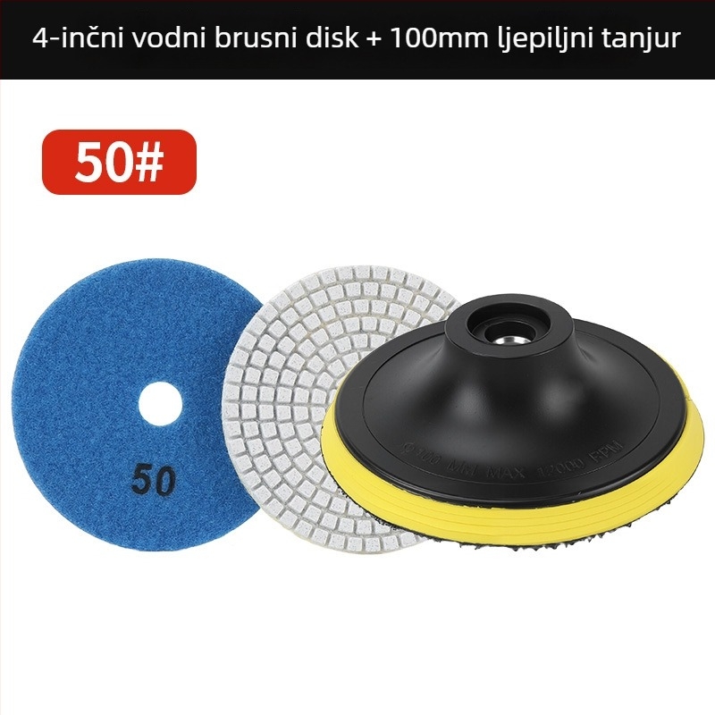 Disk za poliranje za kutnu brusilicu – mramor, granit i kvarcni kamen