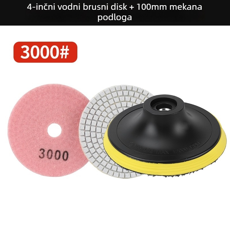 Disk za poliranje za kutnu brusilicu – mramor, granit i kvarcni kamen