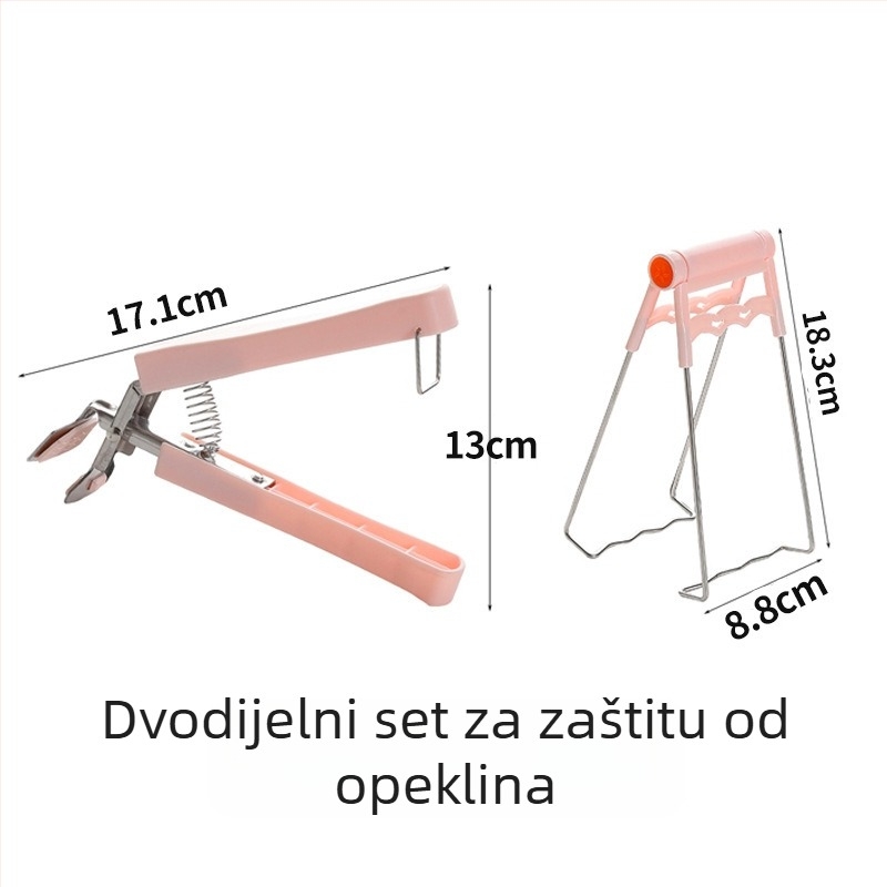 Plastični zidni regal za kuhinju — jednostavan, moderan dizajn, bez montaže