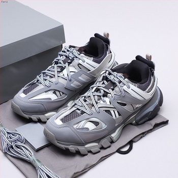 Unisex casual tenisice u stilu Dad Shoes s debelim potplatom, gornji dio od kože goveđeg i tekstila, prednje vezanje, gumena potplat, prozračni tekstilni ulošci