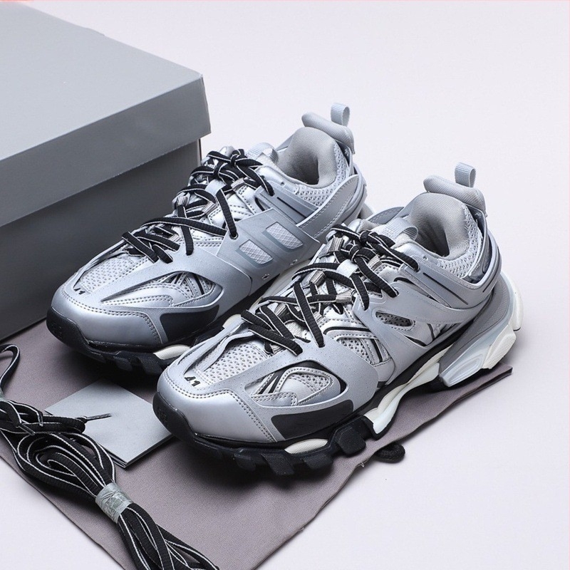 Unisex casual tenisice u stilu Dad Shoes s debelim potplatom, gornji dio od kože goveđeg i tekstila, prednje vezanje, gumena potplat, prozračni tekstilni ulošci