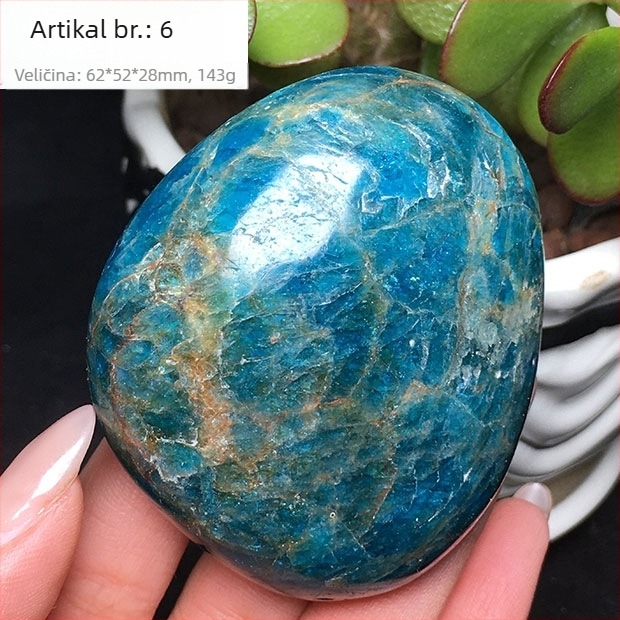 Rukom držani minerali uzorak, poliranog ovalnog oblika; marka: Other; materijal: fosforni mineral; prilagodba: Ne; poklon: Ne