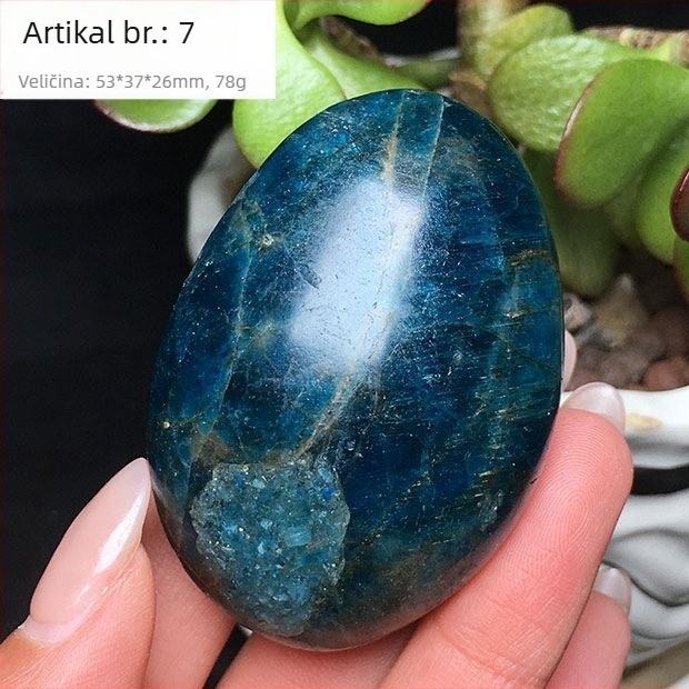 Rukom držani minerali uzorak, poliranog ovalnog oblika; marka: Other; materijal: fosforni mineral; prilagodba: Ne; poklon: Ne