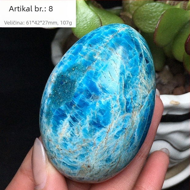 Rukom držani minerali uzorak, poliranog ovalnog oblika; marka: Other; materijal: fosforni mineral; prilagodba: Ne; poklon: Ne