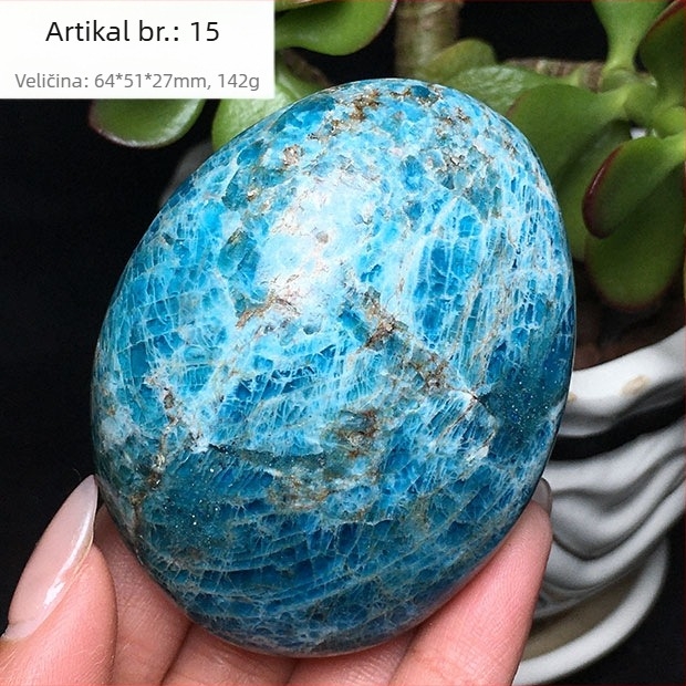 Rukom držani minerali uzorak, poliranog ovalnog oblika; marka: Other; materijal: fosforni mineral; prilagodba: Ne; poklon: Ne