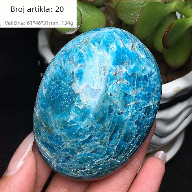 Rukom držani minerali uzorak, poliranog ovalnog oblika; marka: Other; materijal: fosforni mineral; prilagodba: Ne; poklon: Ne