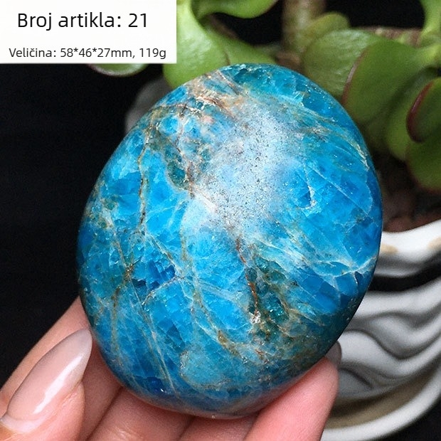 Rukom držani minerali uzorak, poliranog ovalnog oblika; marka: Other; materijal: fosforni mineral; prilagodba: Ne; poklon: Ne