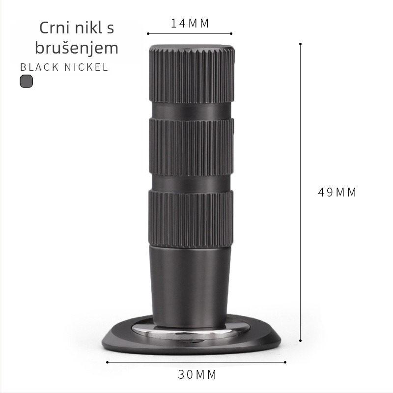 Skriveni stopper za vrata – Model JSA2201 • Materijal: bakar, aluminijski oksid • Skrivena konstrukcija • Ugradnja na pod • Automatsko djelovanje • Značka Jus'an • Stil: Moderni minimalizam