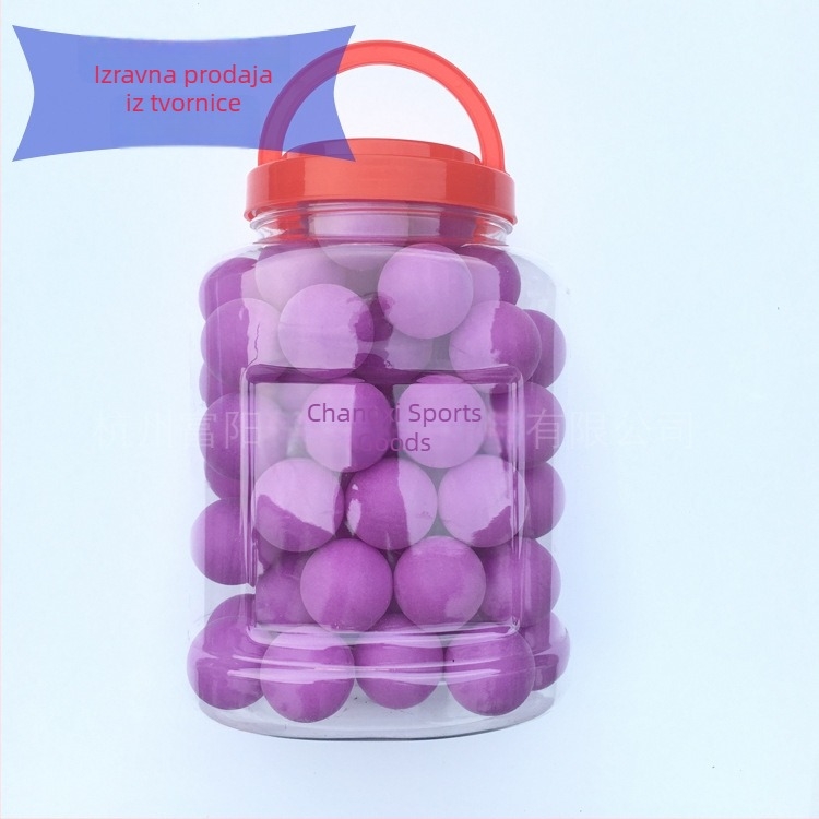 Loptice za stolni tenis Long Joy — mat površina, bezšivne, PP materijal, mogućnost prilagodbe