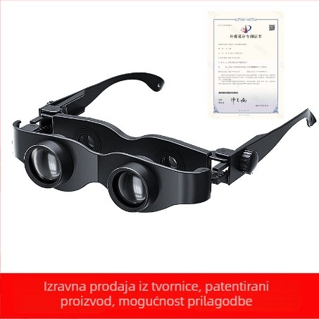 Ribolovni teleskop s HD optikom, prilagodljivo zumiranje i polarizirana leća za otvoreni ribolov