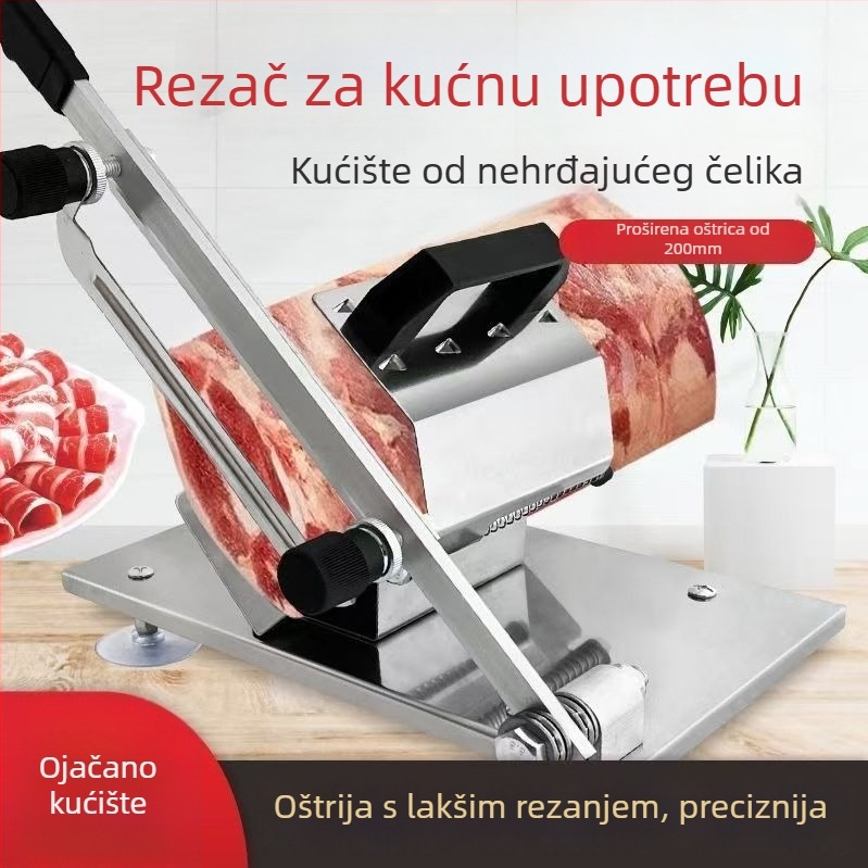 Ručni rezač mesa – za zamrznuto i kuhano meso, od kompozitnog čelika
