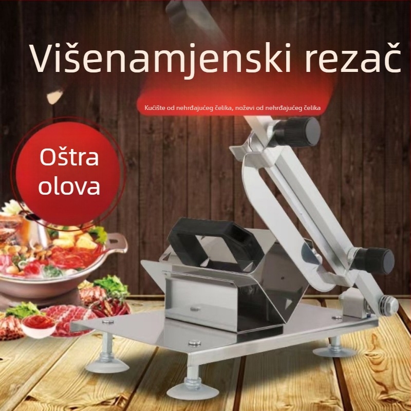 Ručni rezač mesa – za zamrznuto i kuhano meso, od kompozitnog čelika