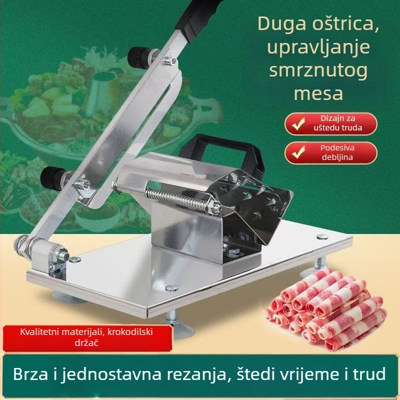 Ručni rezač mesa – za zamrznuto i kuhano meso, od kompozitnog čelika