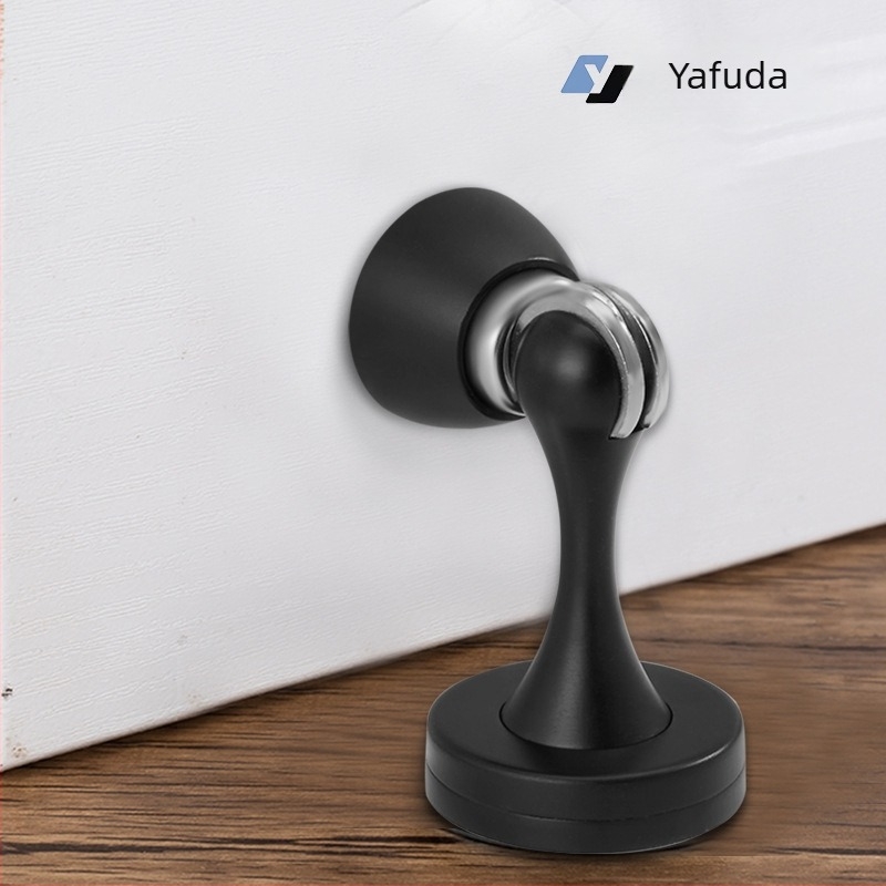 Vrata usisavač od cinkovog legura, snažan magnetski model, zidni montaža, završna žičana uzorak, za unutarnja drvena vrata