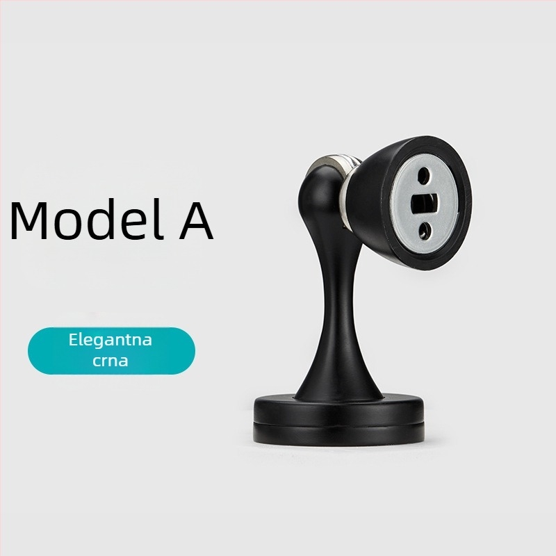 Vrata usisavač od cinkovog legura, snažan magnetski model, zidni montaža, završna žičana uzorak, za unutarnja drvena vrata