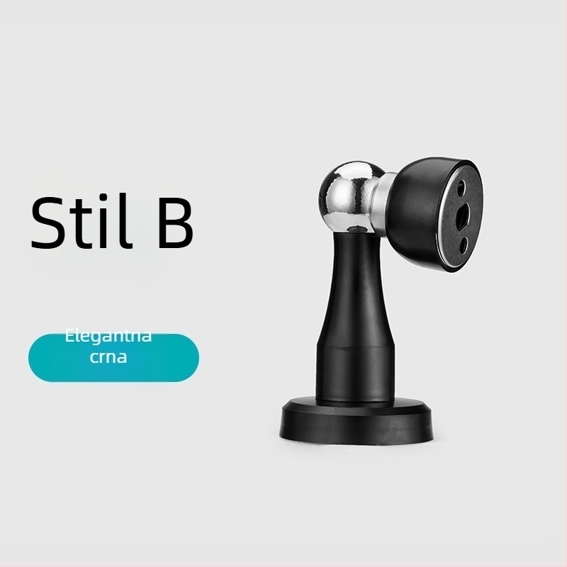 Vrata usisavač od cinkovog legura, snažan magnetski model, zidni montaža, završna žičana uzorak, za unutarnja drvena vrata