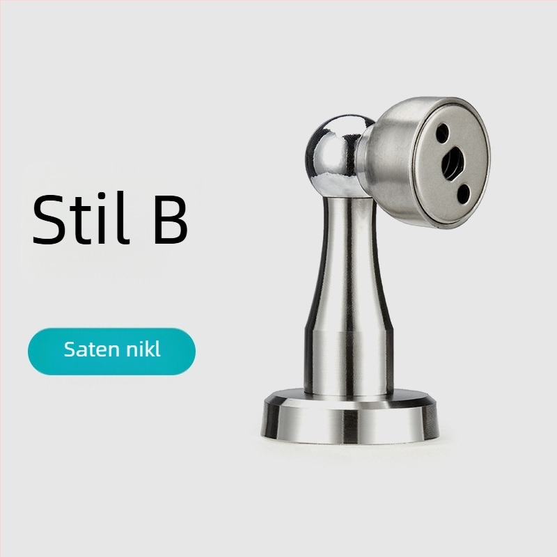 Vrata usisavač od cinkovog legura, snažan magnetski model, zidni montaža, završna žičana uzorak, za unutarnja drvena vrata