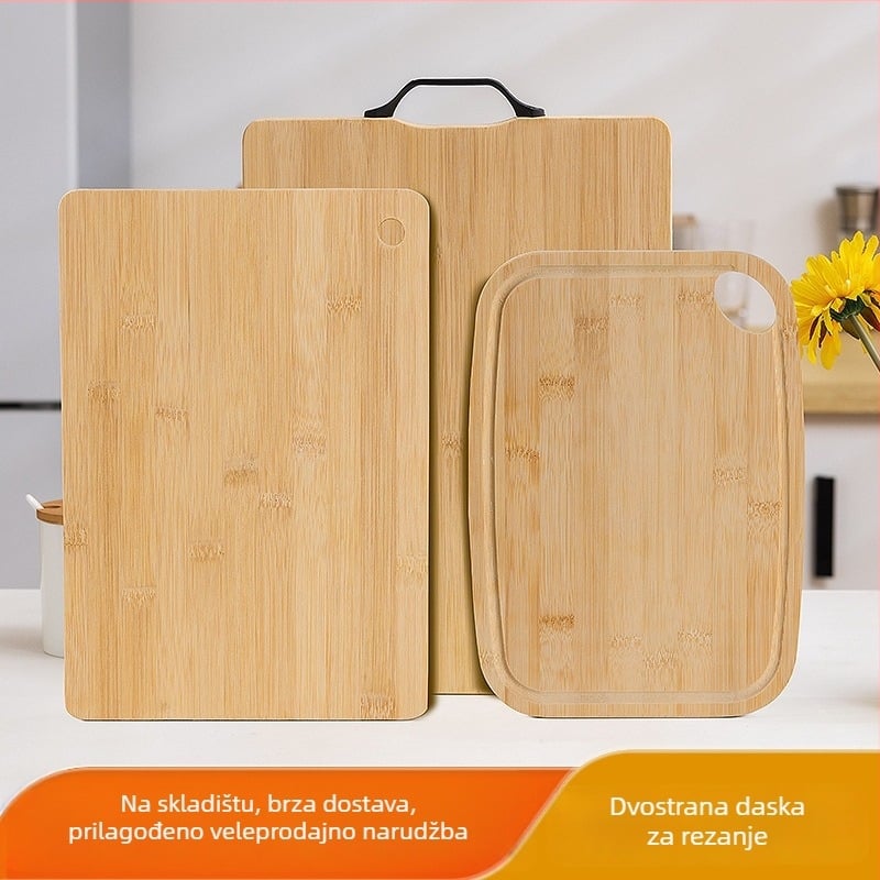 Daska za rezanje od bambusa, višenamjenska i debela kuhinjska daska (Materijal: Bambus; Marka: Mother's family; Kod proizvoda: 007; Podrijetlo: Drugo; Izlazak: Ljeto 2021)