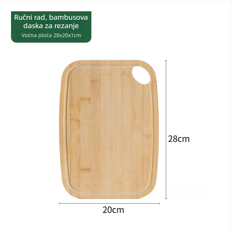 Daska za rezanje od bambusa, višenamjenska i debela kuhinjska daska (Materijal: Bambus; Marka: Mother's family; Kod proizvoda: 007; Podrijetlo: Drugo; Izlazak: Ljeto 2021)