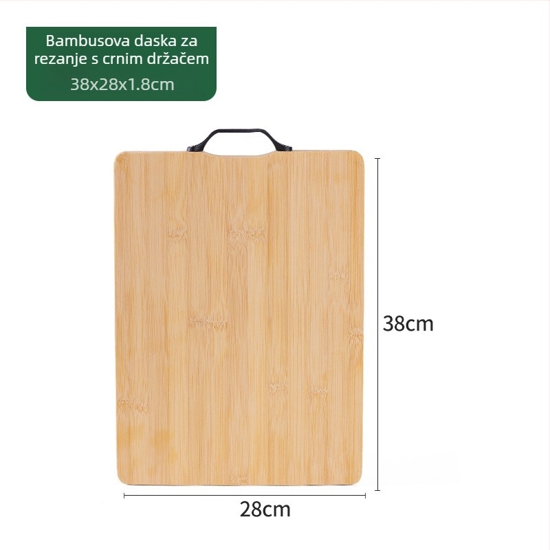 Daska za rezanje od bambusa, višenamjenska i debela kuhinjska daska (Materijal: Bambus; Marka: Mother's family; Kod proizvoda: 007; Podrijetlo: Drugo; Izlazak: Ljeto 2021)