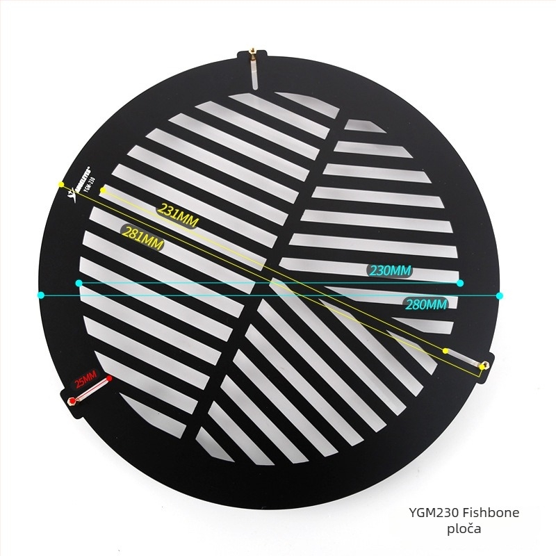 Star Edge aluminijska legura fokusirajuća ploča u obliku ribje kosti za teleskop