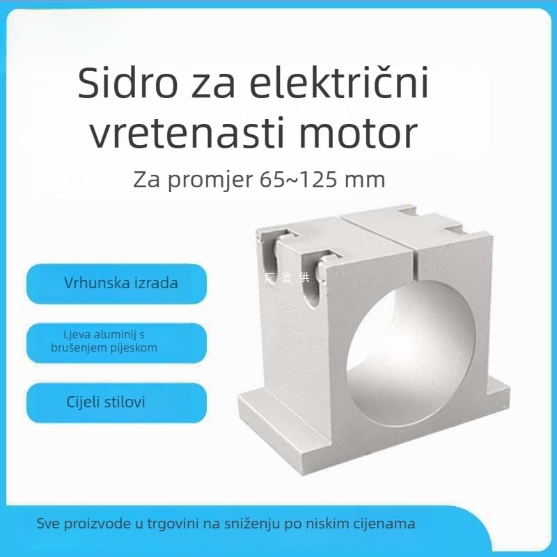 Držač vretena za stroj za graviranje, kućište od lijevanog aluminija, dizajn protiv klizanja s zubima