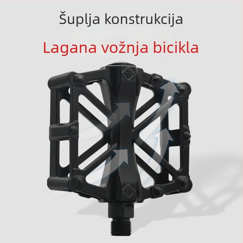 Sklopivi pedala za bicikl s kugličnim ležajem, aluminijska legura, univerzalna kompatibilnost