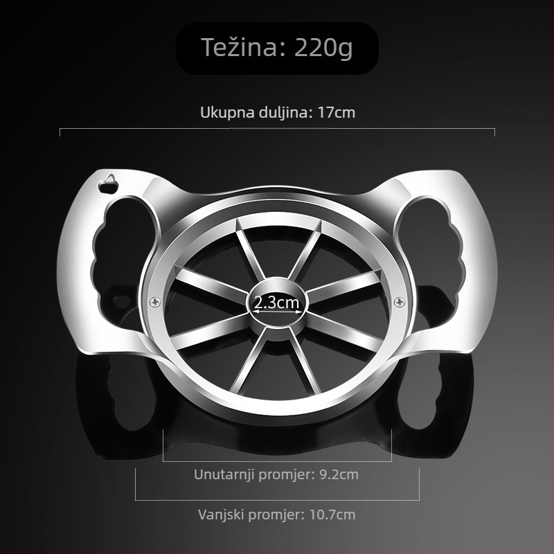 Podjeljivač voća i izdvajanje jezgre, nehrđajući čelik, moderni minimalistički dizajn, Ke Pai, izdanje 2022