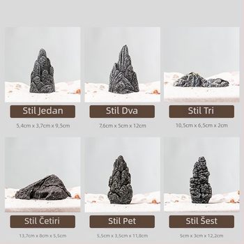 Rockery kamen za bonsaje — kućna dekoracija, cementno-kompozitni materijal, pastoralni stil, marka Fir Plum, Izrada 3488641