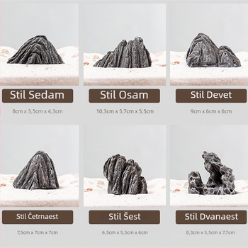 Rockery kamen za bonsaje — kućna dekoracija, cementno-kompozitni materijal, pastoralni stil, marka Fir Plum, Izrada 3488641