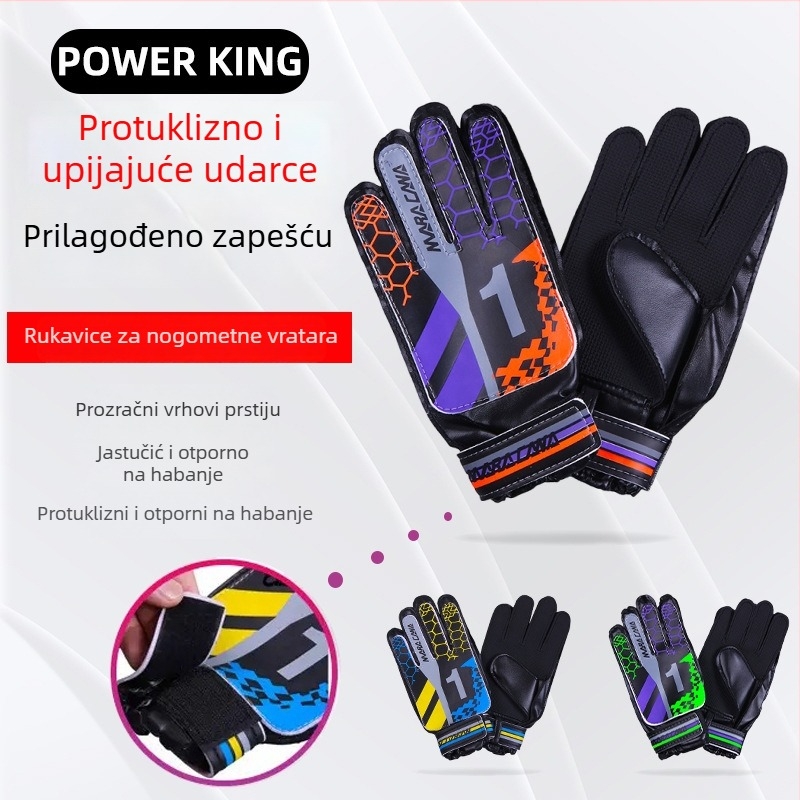Nogometne rukavice vratara (Materijal: guma; Marka: Ke sa; Model: 1#; Unisex; Sport: nogomet)