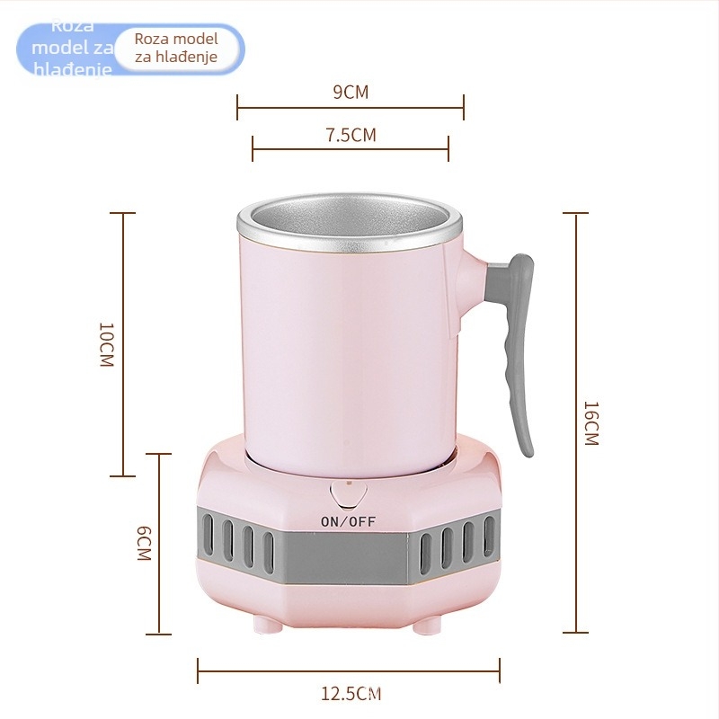 Qundele dvostruka upotreba čaša za hladna i topla pića, brzo hlađenje, 500 ml, 36W, dodirno upravljanje