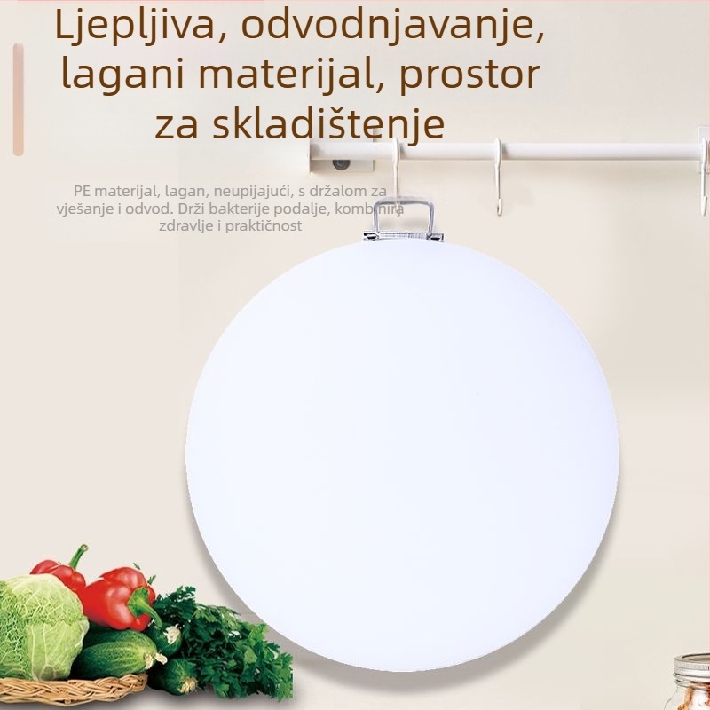 Kružna daska za rezanje od PE-a, prehrambene kvalitete, boje kodirana, debela, za kuhinje i hotele