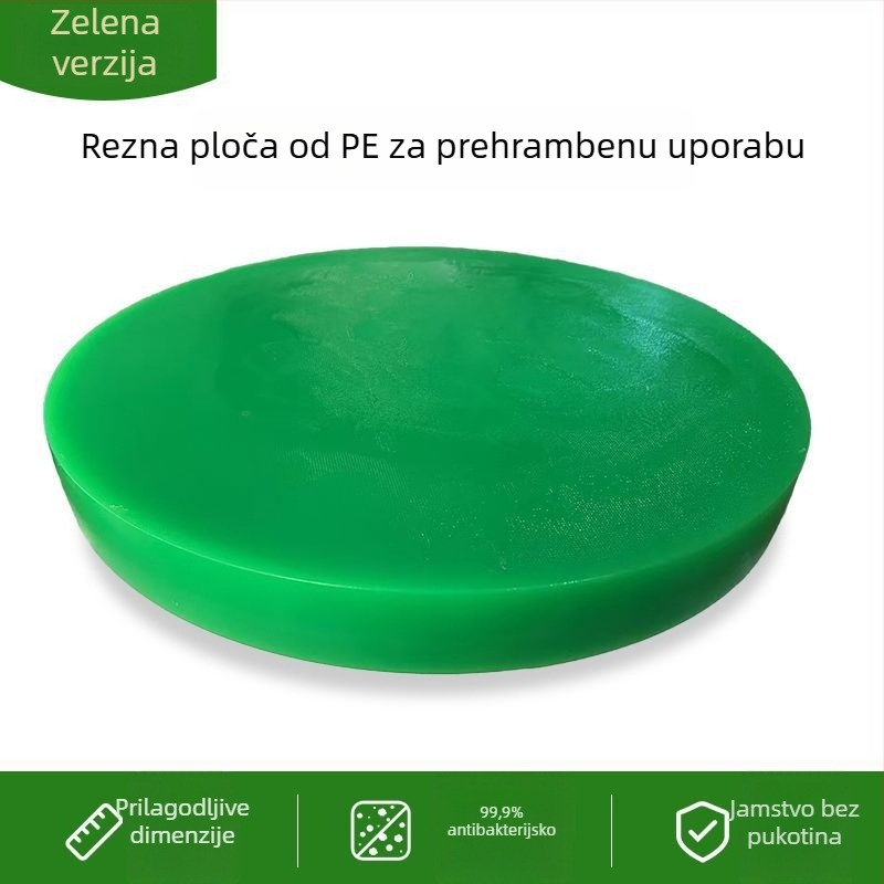 Kružna daska za rezanje od PE-a, prehrambene kvalitete, boje kodirana, debela, za kuhinje i hotele
