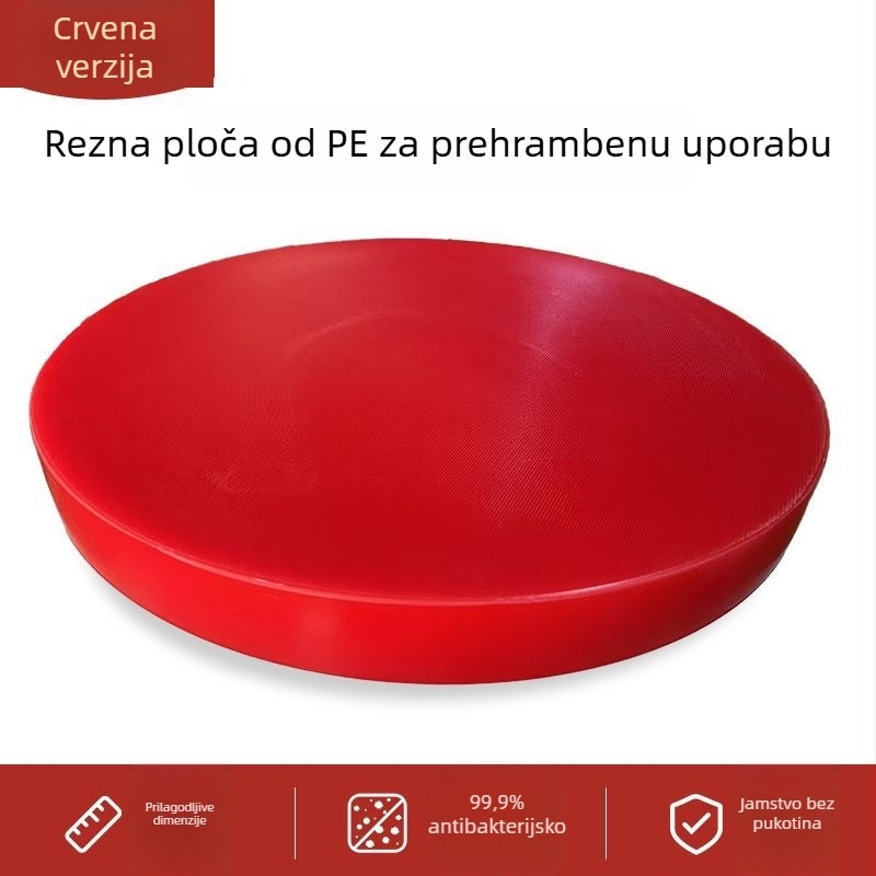 Kružna daska za rezanje od PE-a, prehrambene kvalitete, boje kodirana, debela, za kuhinje i hotele