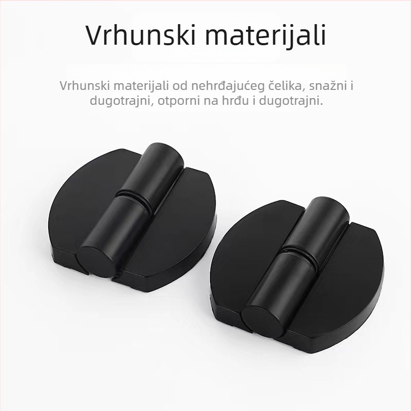 Set hardvera za pregrade javne WC – nehrđajući čelik, plastika, najlon; šarke, brava s indikatorom, ručica