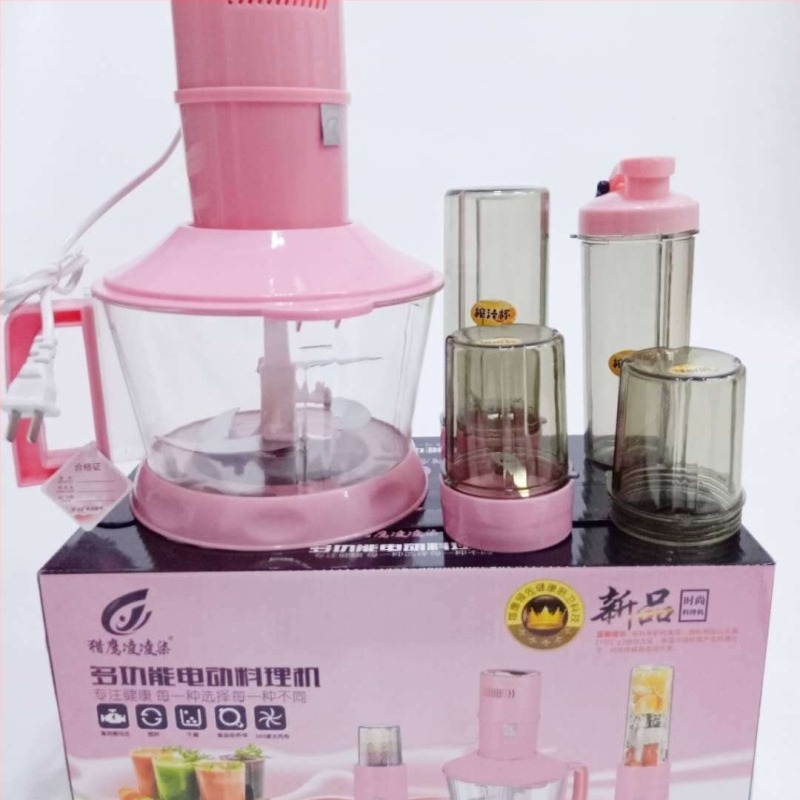 Električni kuhinjski stroj višenamjenski: mljevenje mesa, prerada sokova, miješanje; 2 brzine, 5000 rpm, kućište od PP i nehrđajućeg čelika, prilagodba obrade