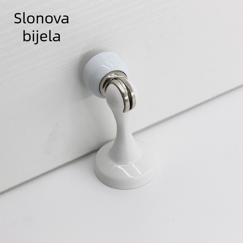 Nerđajući čelik, zidni pričvrsni, vrata stopper, model 218, završna obrada: žičana tekstura