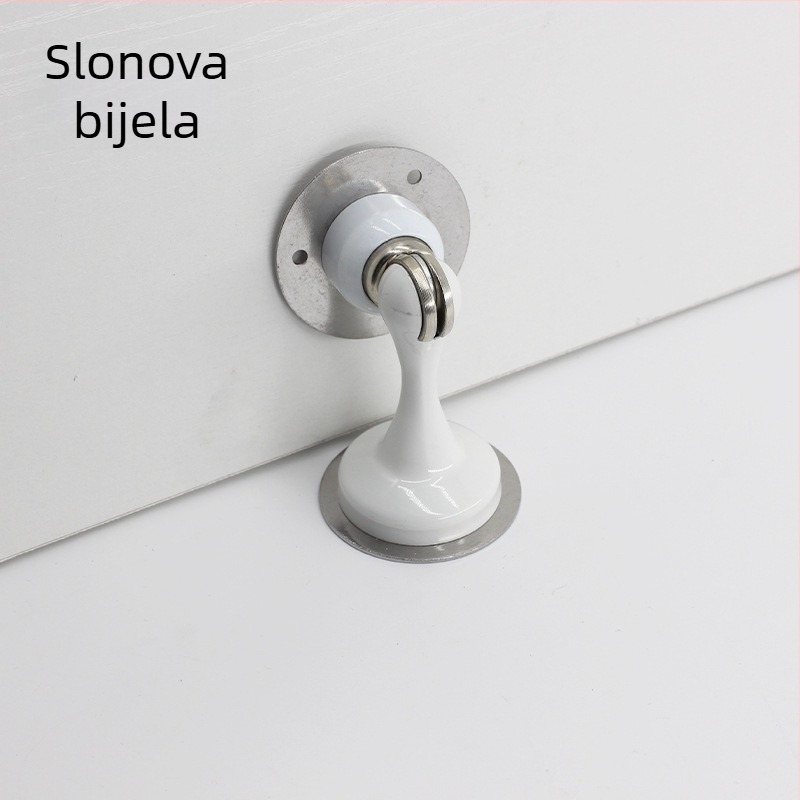 Nerđajući čelik, zidni pričvrsni, vrata stopper, model 218, završna obrada: žičana tekstura