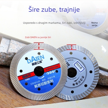 Diamantski disk za kutnu brusilicu – za cement, kamen, mramor i beton – Dai en tools