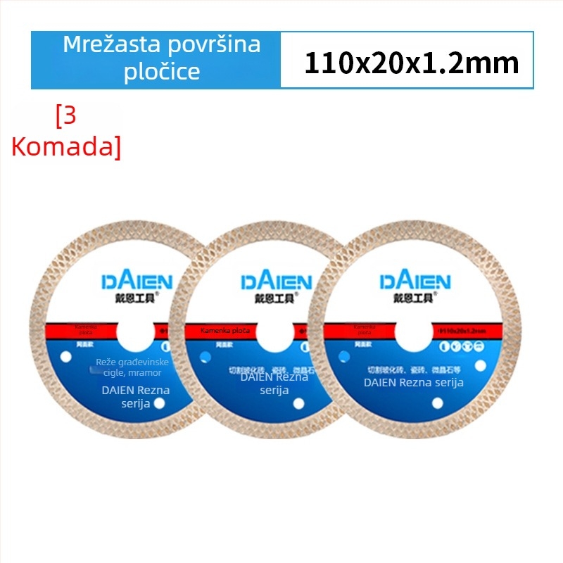 Diamantski disk za kutnu brusilicu – za cement, kamen, mramor i beton – Dai en tools