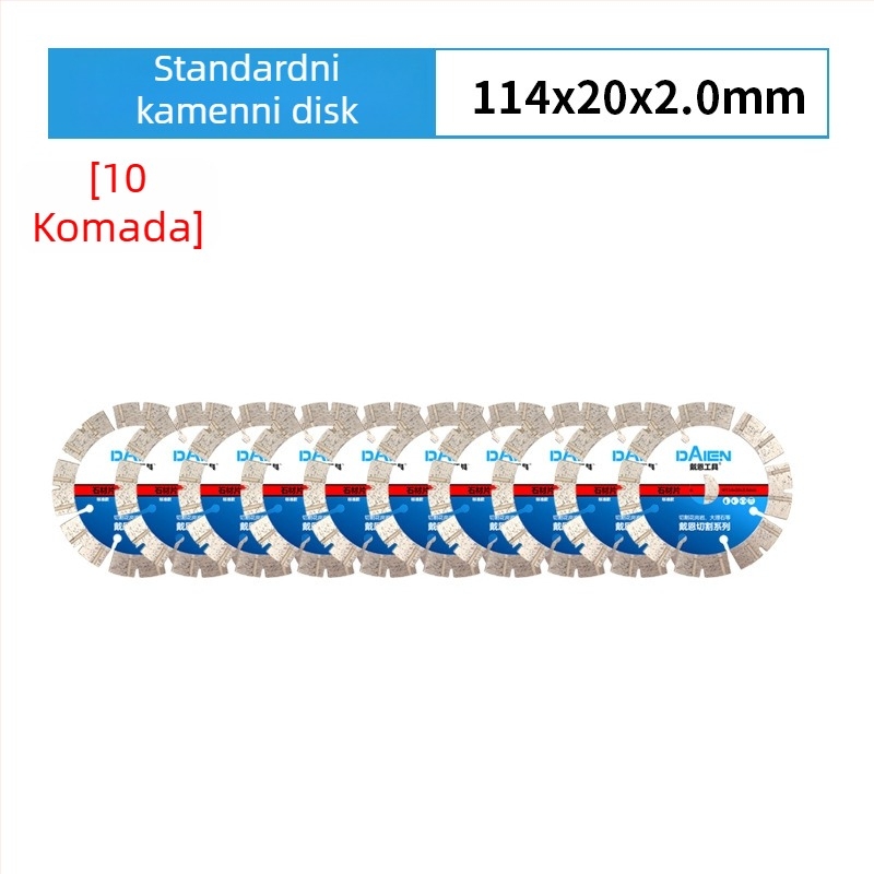 Diamantski disk za kutnu brusilicu – za cement, kamen, mramor i beton – Dai en tools
