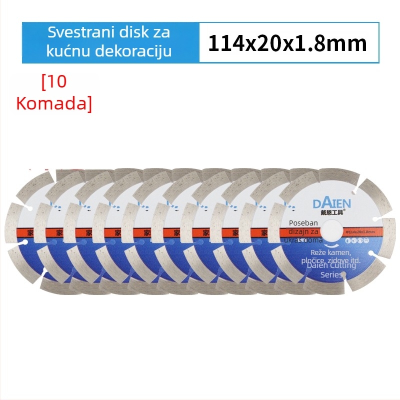 Diamantski disk za kutnu brusilicu – za cement, kamen, mramor i beton – Dai en tools