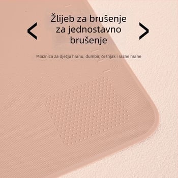 Set dasaka za rezanje od PP, prehrambene kvalitete, protuklizne, prijenosne, s filtrom za vodu