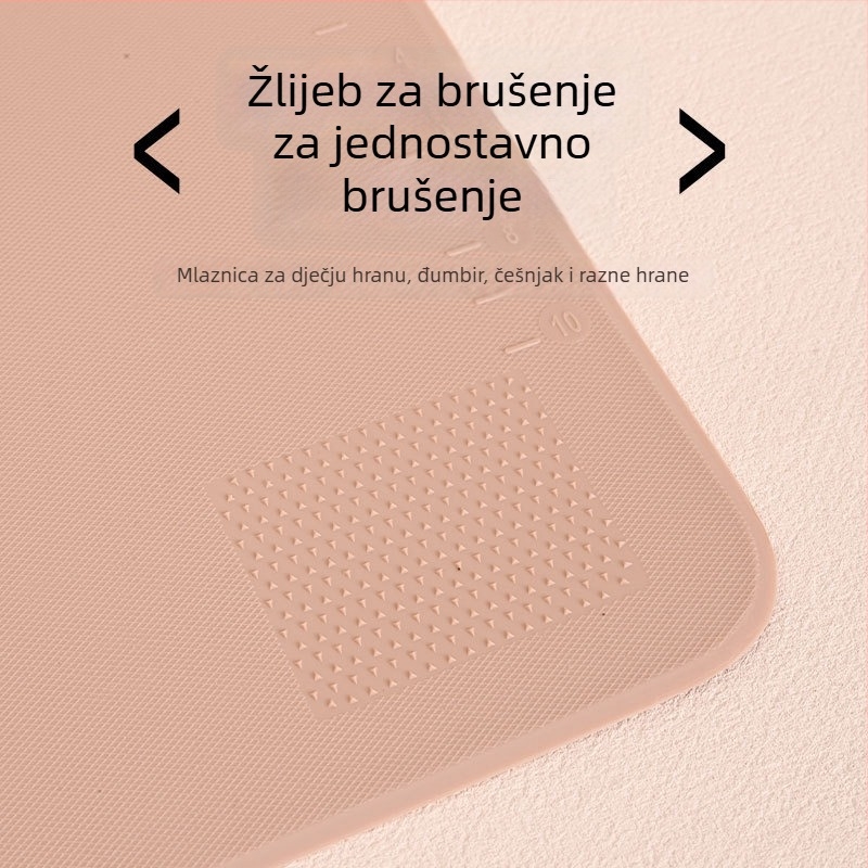 Set dasaka za rezanje od PP, prehrambene kvalitete, protuklizne, prijenosne, s filtrom za vodu