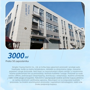 Chisman poluvodički auto hladnjak - prijenosni mini hladnjak za auto i dom, ABS, 30-60W, 220-240V, 5°C–65°C