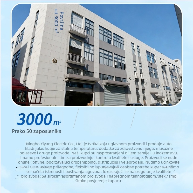 Chisman poluvodički auto hladnjak - prijenosni mini hladnjak za auto i dom, ABS, 30-60W, 220-240V, 5°C–65°C