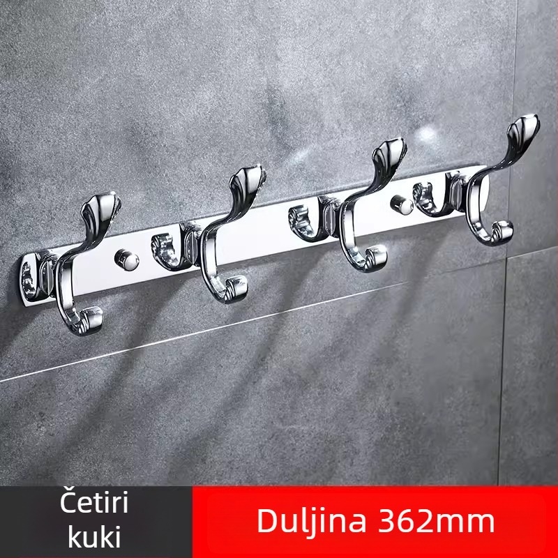 Zidni vješalica za odjeću, nehrđajući čelik, bakar-titanij premaz, svijetao luksuzni stil, Liang marka, 820 g